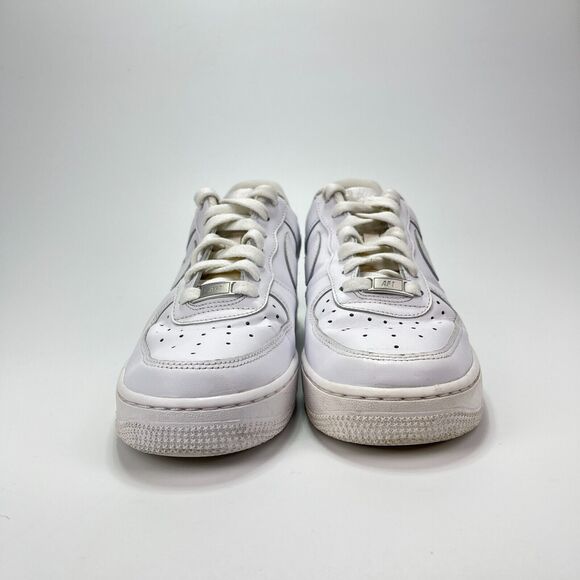 Nike Air Force 1 Low White Leather Athletic Shoes DD8959-100 Women's Size 7.5 - Picture 3 of 11